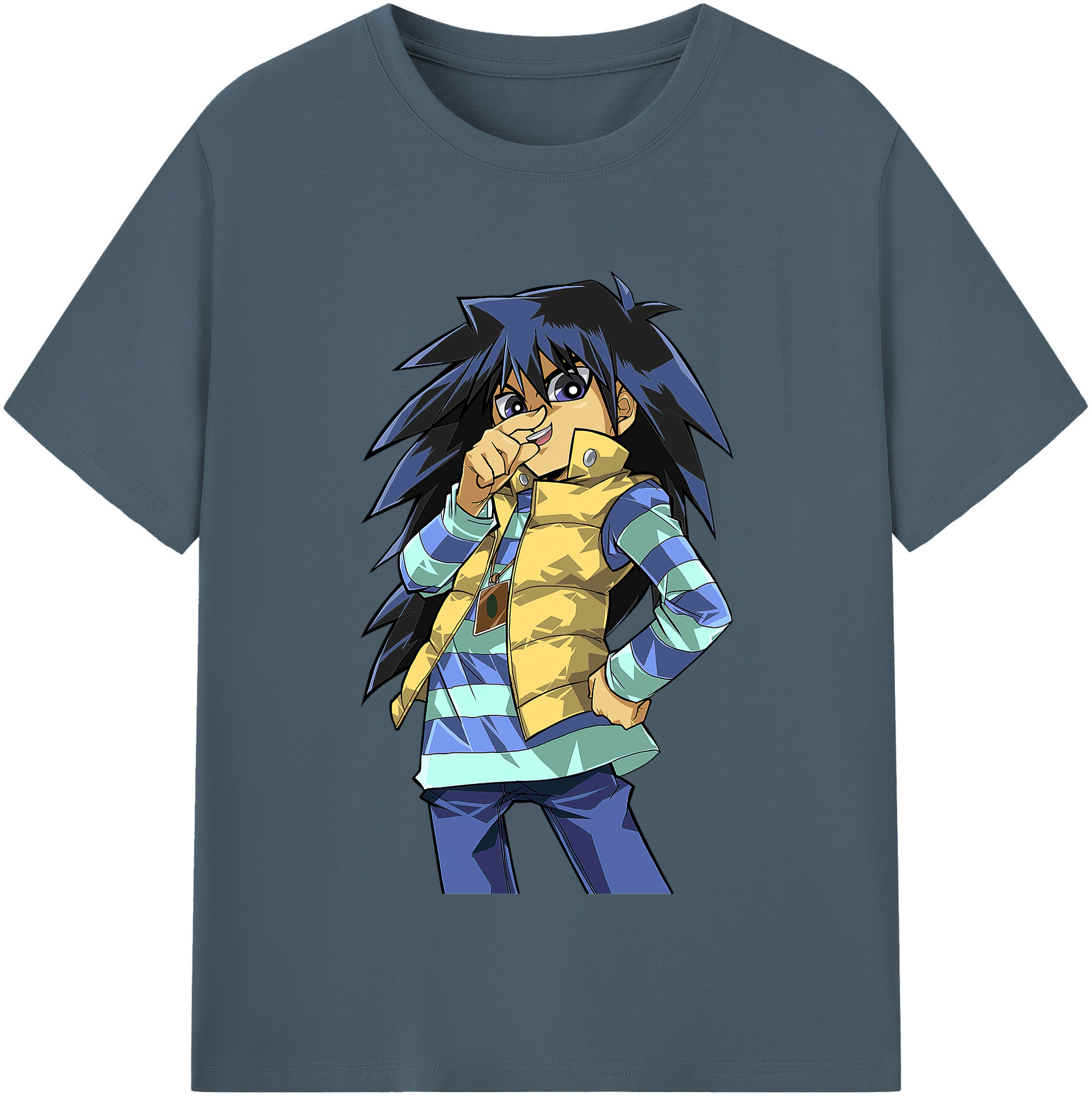 （画像用） 遊☆戯☆王 Yu-Gi-Oh! 綿100％半袖Tシャツ（フロントプリント）